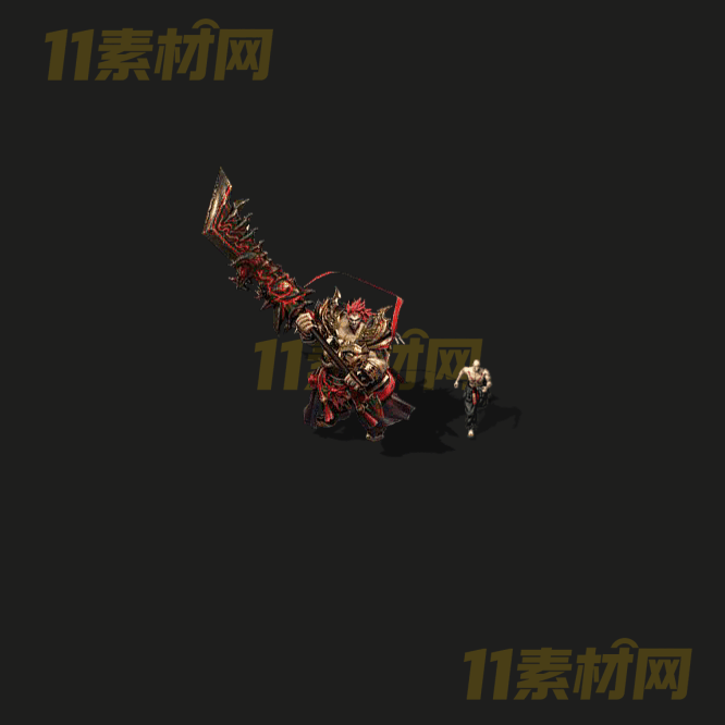 传奇三国大型NPC素材 动态PNG序列帧—NPC20260403-80