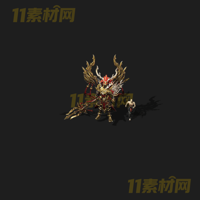 传奇三国大型NPC素材 动态PNG序列帧—NPC20260403-86