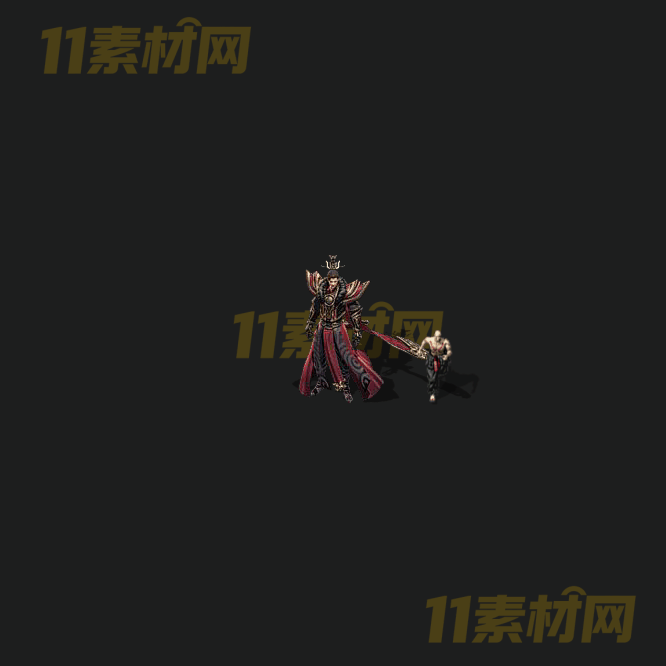 传奇三国大型NPC素材 动态PNG序列帧—NPC20260403-99