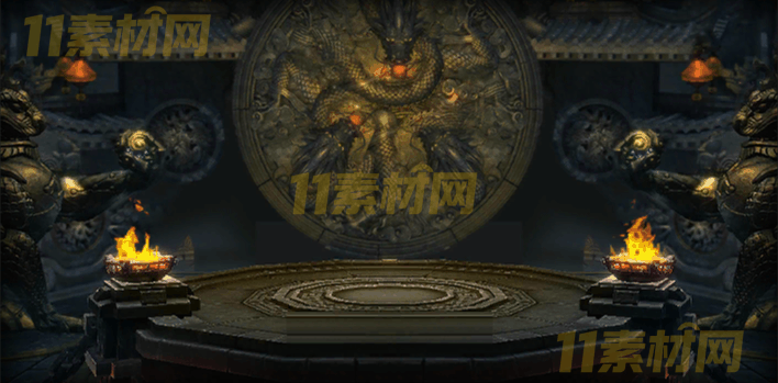 传奇UI素材 盘龙战台背景界面【707×350】游戏背景特效 动态PNG序列帧—BG20260326-38