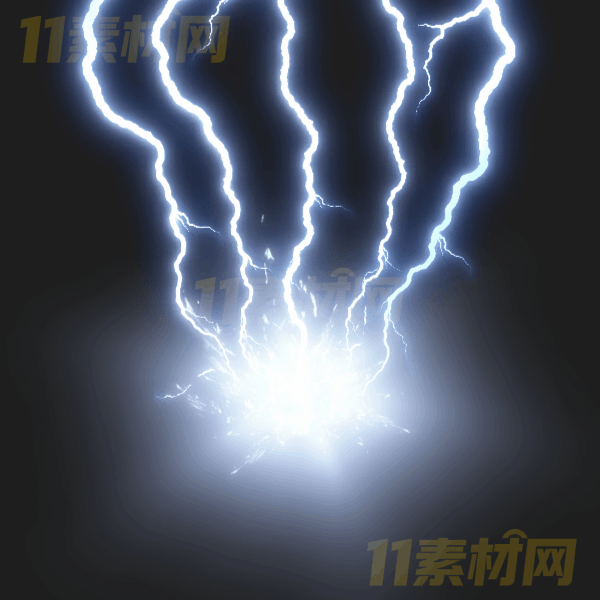 传奇技能素材 银色闪电 高清PNG序列帧—JN20260326-51