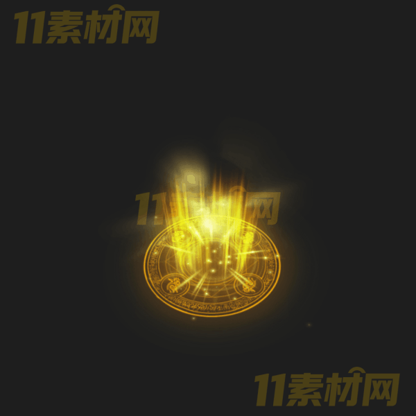 传奇特效素材 金色太极 动态PNG序列帧—BG20260326-65