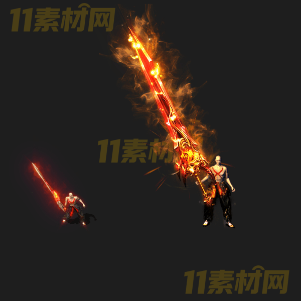 传奇武器素材 血魂魔剑 动态PNG序列帧—WQ20260326-77