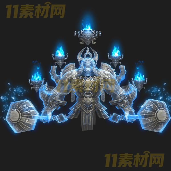 传奇怪物素材 魔王妖灵 动态PNG序列帧—GW20260327-18