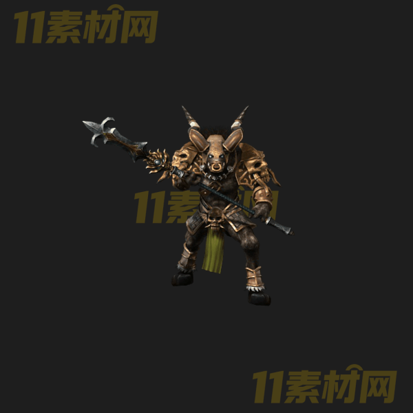 传奇怪物素材 巡山鼠妖 动态PNG序列帧—GW20260327-7