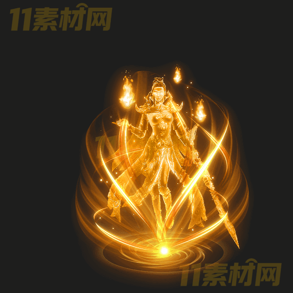 传奇UI物品 橙色女性元神 动态PNG序列帧—WP20260328-11