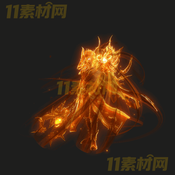 传奇UI物品 橙色元神 动态PNG序列帧—WP20260328-3