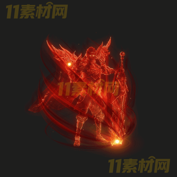 传奇UI物品 红色狂暴元神 动态PNG序列帧—WP20260328-7