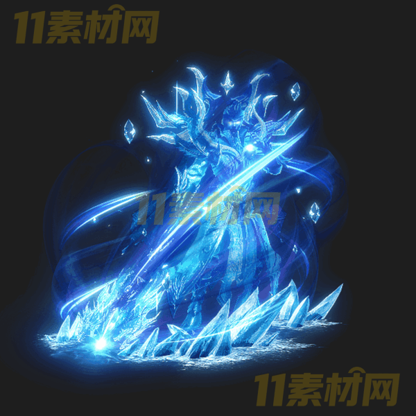传奇UI物品 蓝色寒冰元神 动态PNG序列帧—WP20260328-8