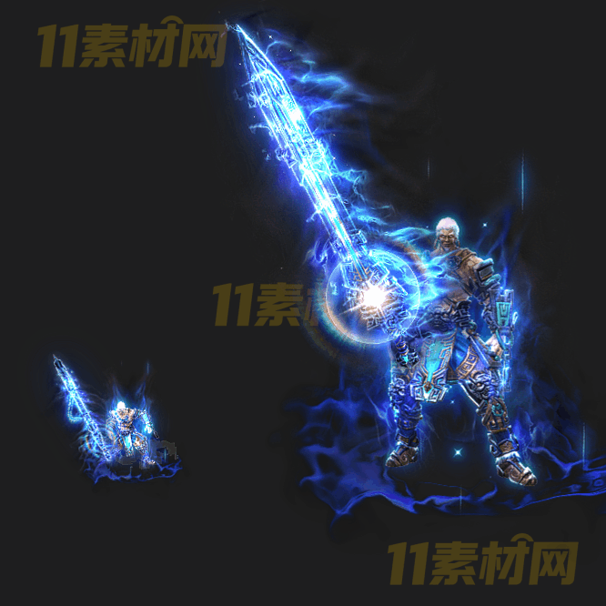 传奇剑甲素材 动态PNG序列帧—TZ20260329-41