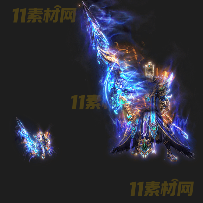 传奇剑甲素材 动态PNG序列帧—TZ20260329-44