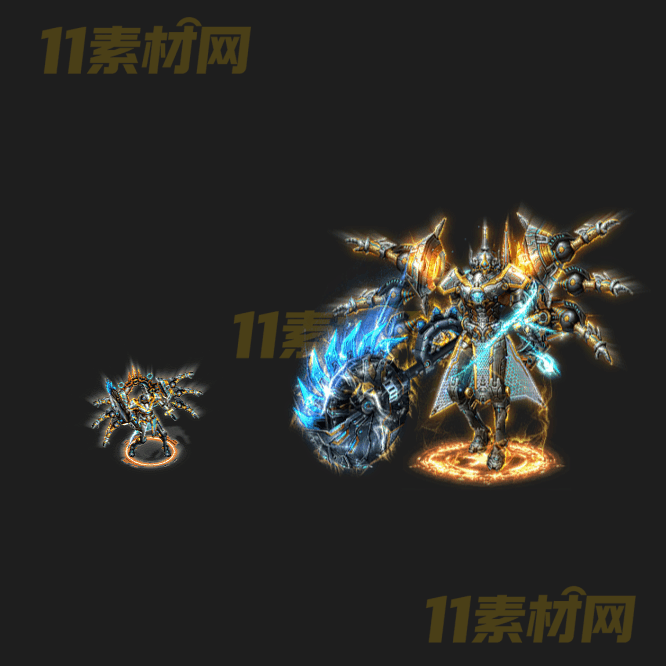 传奇机甲时装素材 动态PNG序列帧—SZ20260401-100