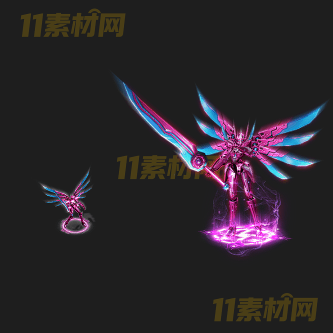 传奇机甲时装素材 动态PNG序列帧—SZ20260401-101