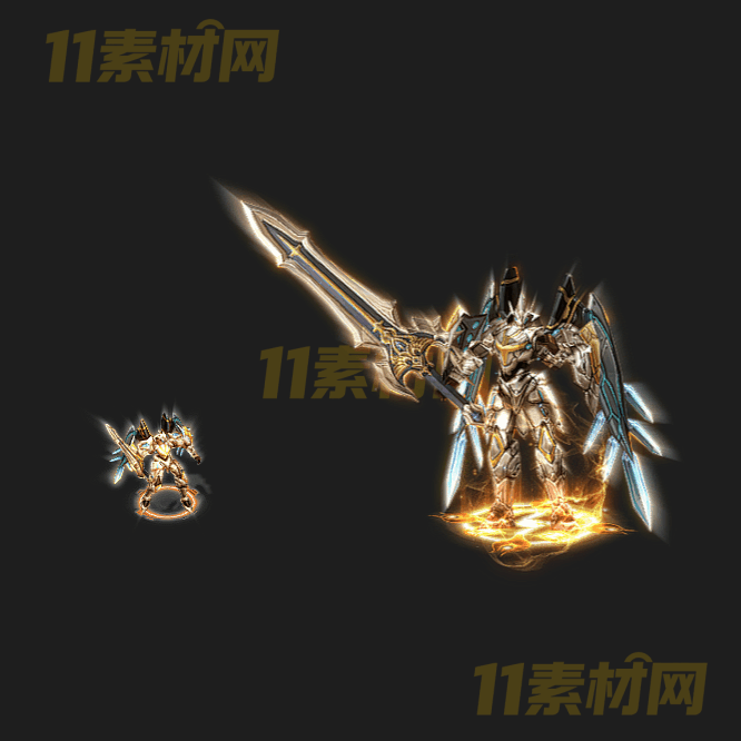 传奇机甲时装素材 动态PNG序列帧—SZ20260401-103