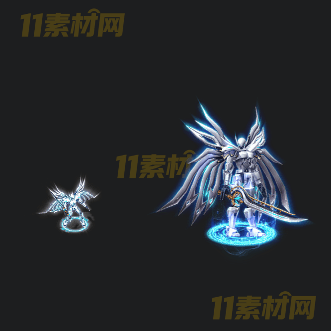 传奇机甲时装素材 动态PNG序列帧—SZ20260401-105