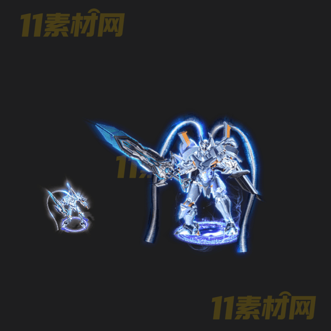 传奇机甲时装素材 动态PNG序列帧—SZ20260401-106