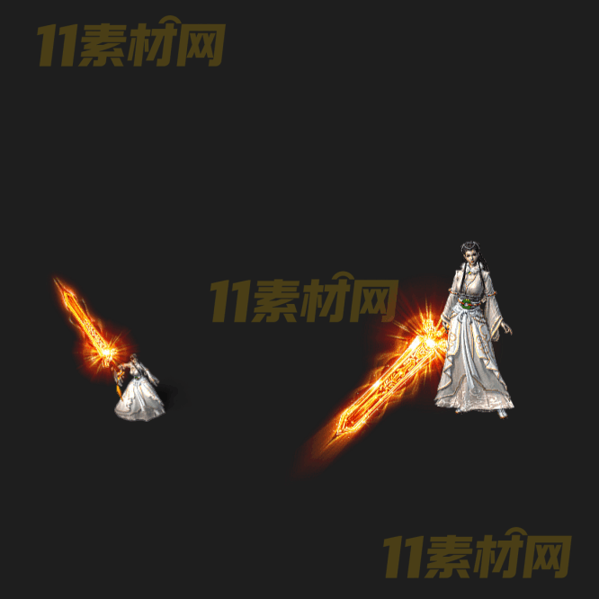 传奇时装素材 一体时装 内外观齐全高清PNG序列帧—SZ20260403-11