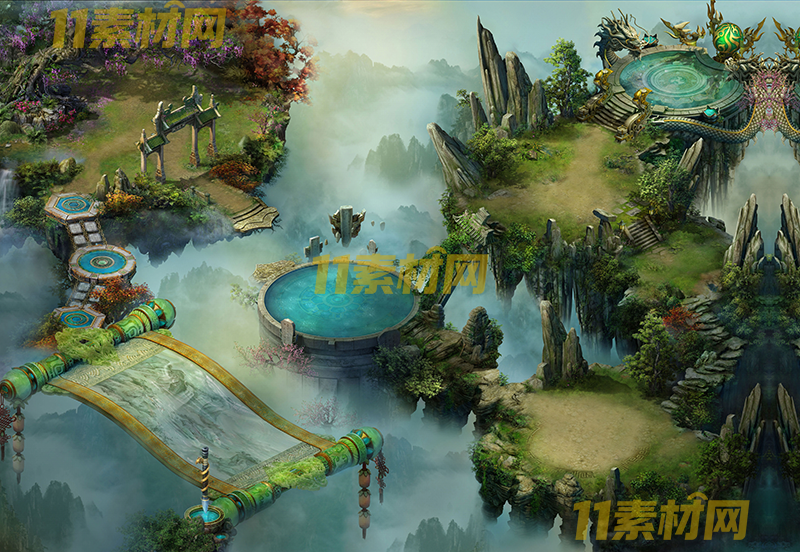 传奇真彩地图素材 画卷幻境 超清地图—DT20260401-21