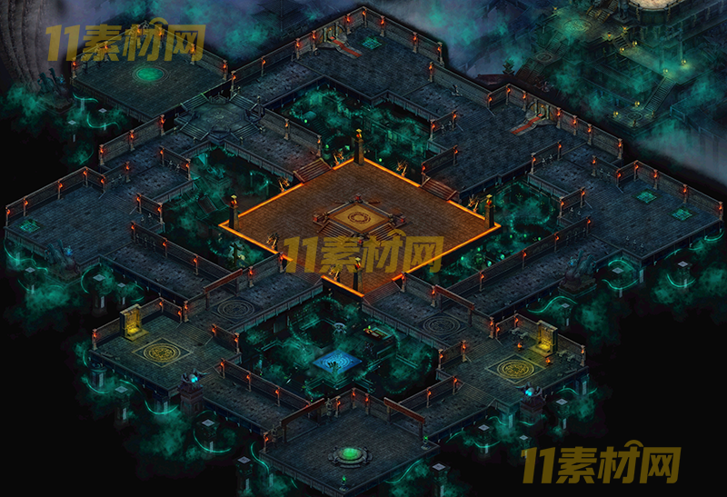 传奇真彩地图素材 皇陵洞天 超清地图—DT20260401-22