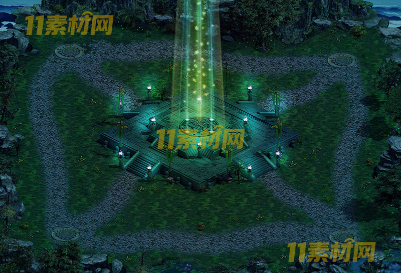 传奇真彩地图素材 祭祀之地 超清地图—DT20260401-25