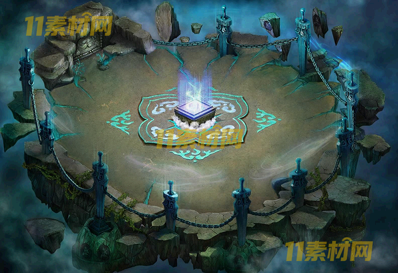 传奇真彩地图素材 剑冢圣魂之地 超清地图—DT20260401-26