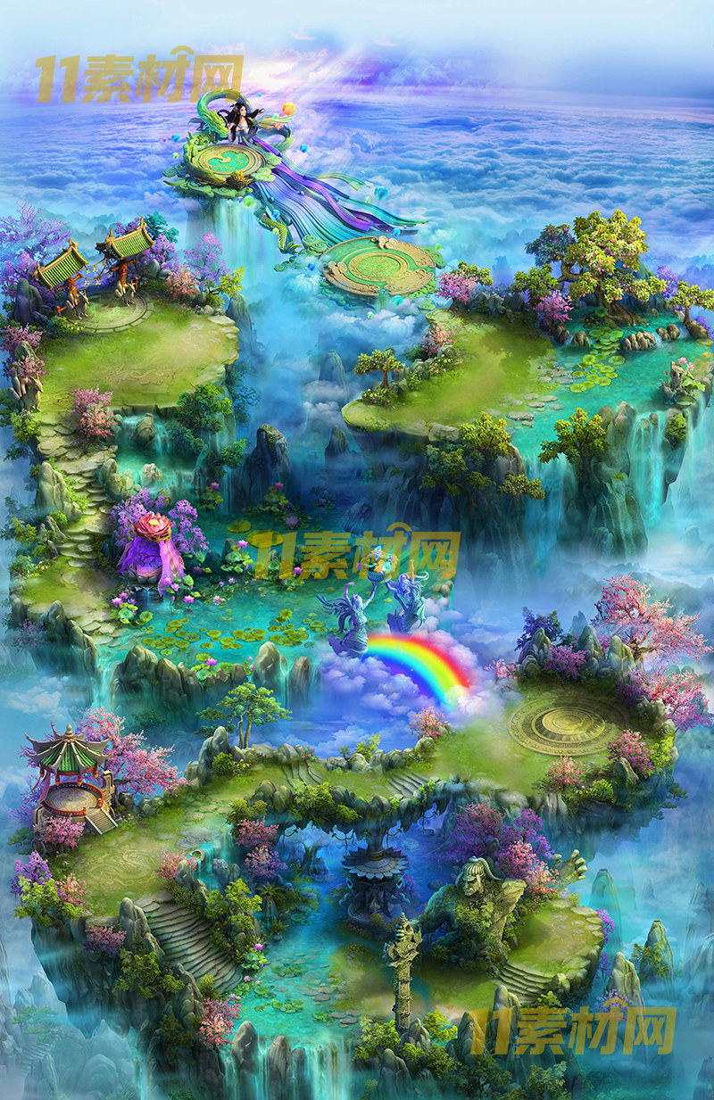 传奇真彩地图素材 九天凤舞阁 超清地图—DT20260401-28