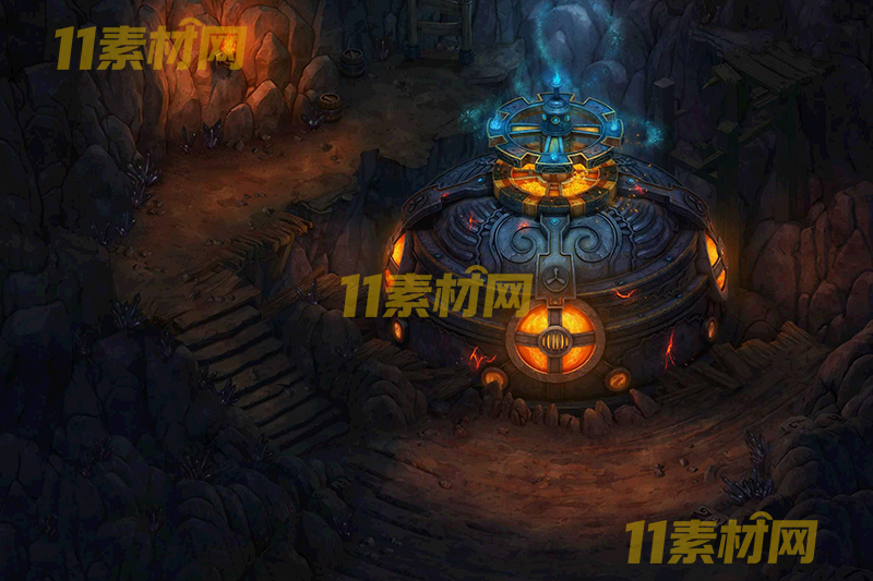 传奇真彩地图素材 炼狱熔炉 超清地图—DT20260401-33