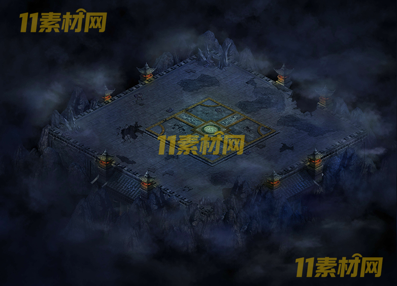 传奇真彩地图素材 冥君圣殿 超清地图—DT20260401-36