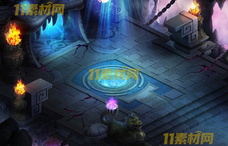 传奇真彩地图素材 麒麟圣殿 超清地图—DT20260401-42