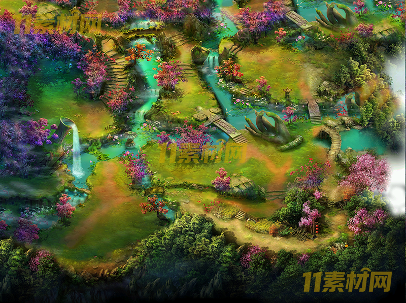 传奇真彩地图素材 千佛殿 超清地图—DT20260401-43