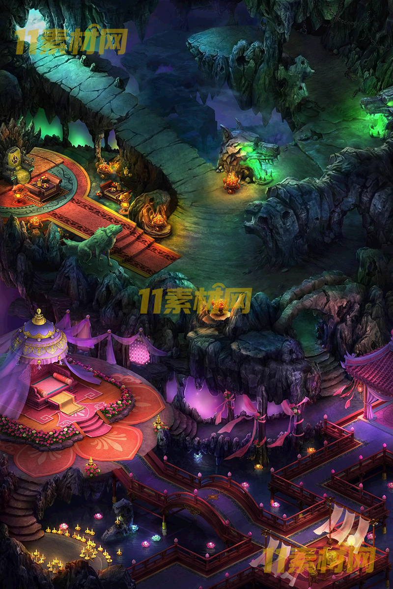 传奇真彩地图素材 三王洞府 超清地图—DT20260401-45