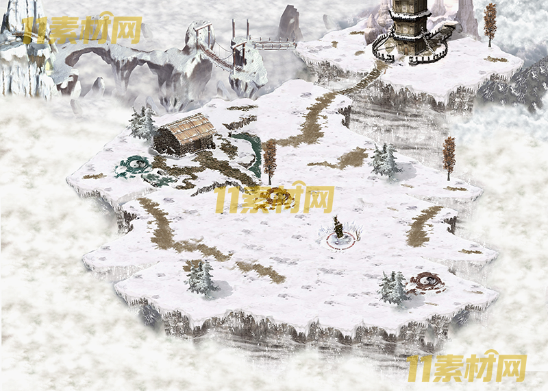 传奇真彩地图素材 蜀山镇妖塔超清地图—DT20260401-52