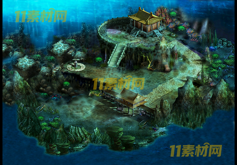 传奇真彩地图素材 水晶宫 超清地图—DT20260401-53