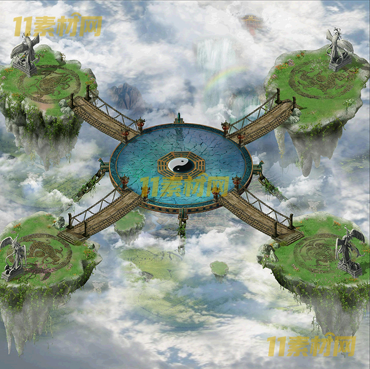 传奇真彩地图素材 四神八卦台 超清地图—DT20260401-55