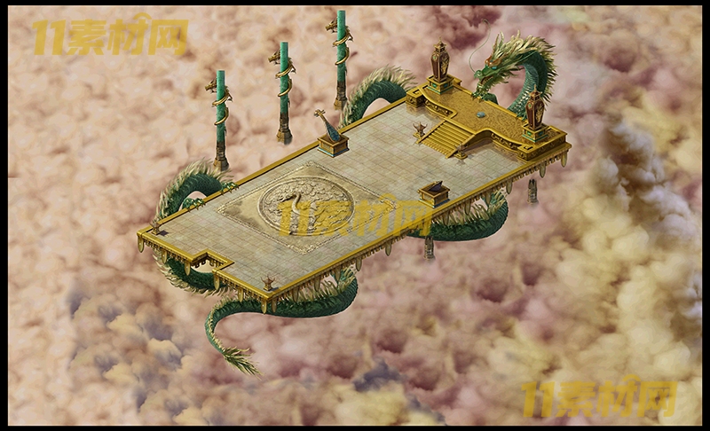 传奇真彩地图素材 天龙圣殿 超清地图—DT20260401-58