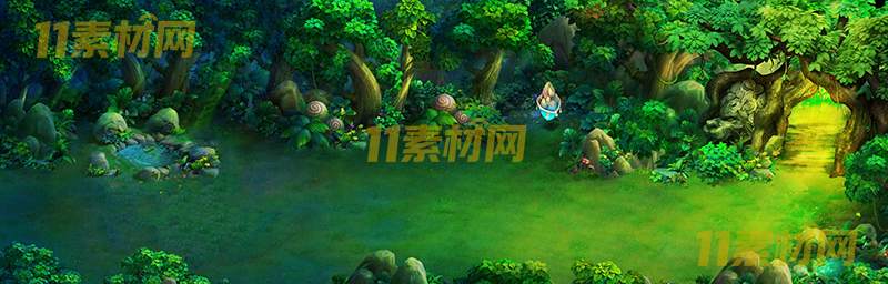 传奇真彩地图素材 甜美树林 超清地图—DT20260401-59