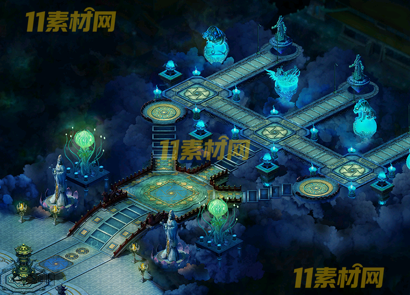 传奇真彩地图素材 仙神殿 超清地图—DT20260401-65