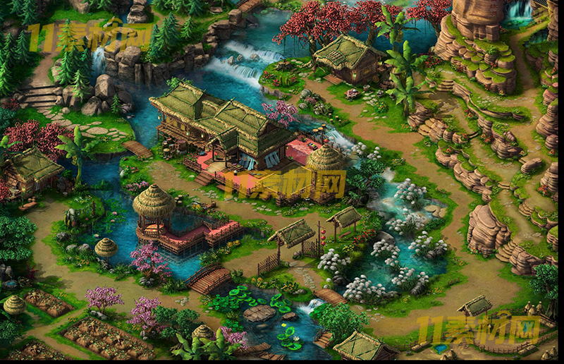 传奇真彩地图素材 仙缘洞天 超清地图—DT20260401-67