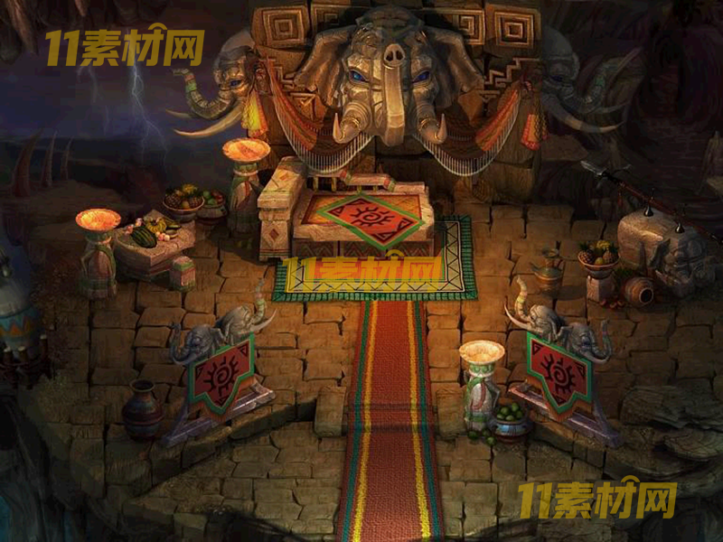 传奇真彩地图素材 象王洞府 超清地图—DT20260401-68