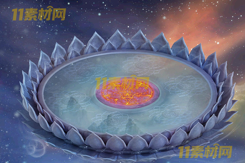 传奇真彩地图素材 星河荷花 超清地图—DT20260401-69