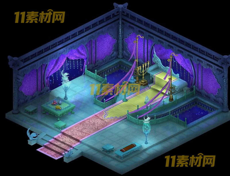 传奇真彩地图素材 星月阁 超清地图—DT20260401-70