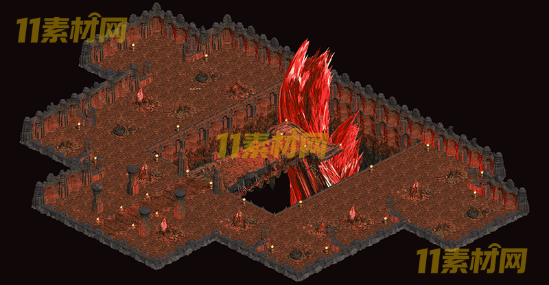 传奇真彩地图素材 血魔栖身之地 超清地图—DT20260401-76