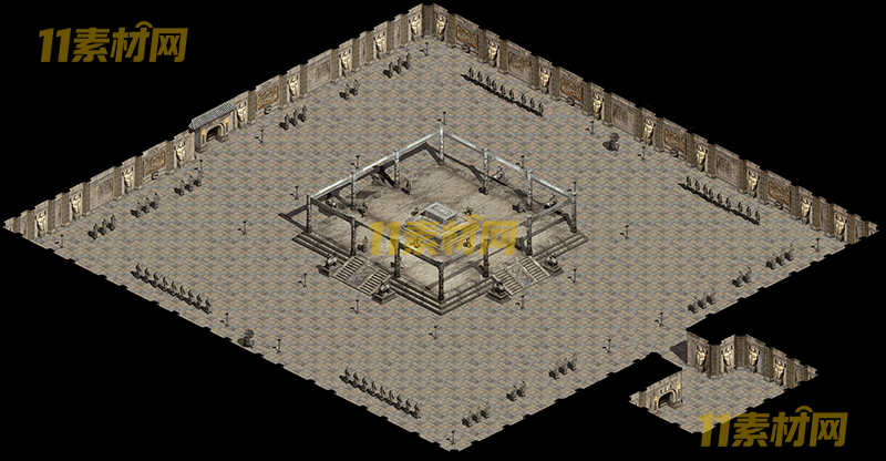 传奇真彩地图素材 遗忘古墓 超清地图—DT20260401-80