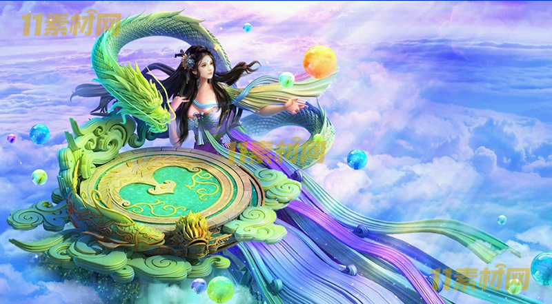 传奇真彩地图素材 玉女大殿 超清地图—DT20260401-90