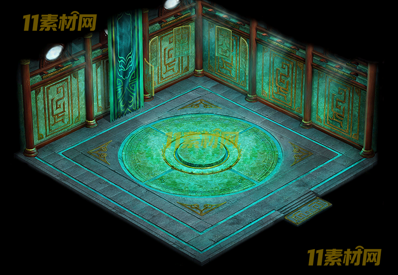 传奇真彩地图素材 招魂殿 超清地图—DT20260401-93