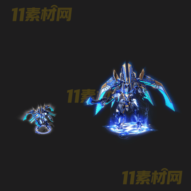 传奇机甲时装素材 动态PNG序列帧—SZ20260401-99