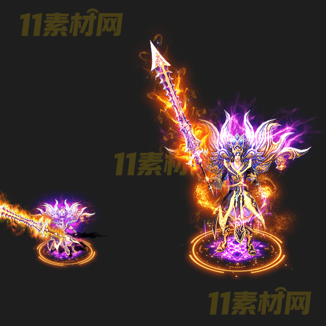 传奇剑甲素材 内外观高清PNG序列帧—JN20260410-17