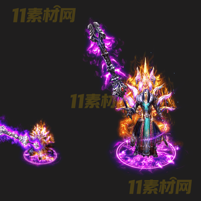 传奇剑甲素材 内外观高清PNG序列帧—JN20260410-18