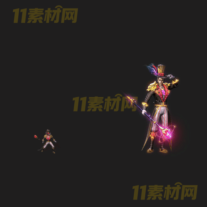 传奇时装素材 一体时装 高清PNG序列帧—SZ20260410-3