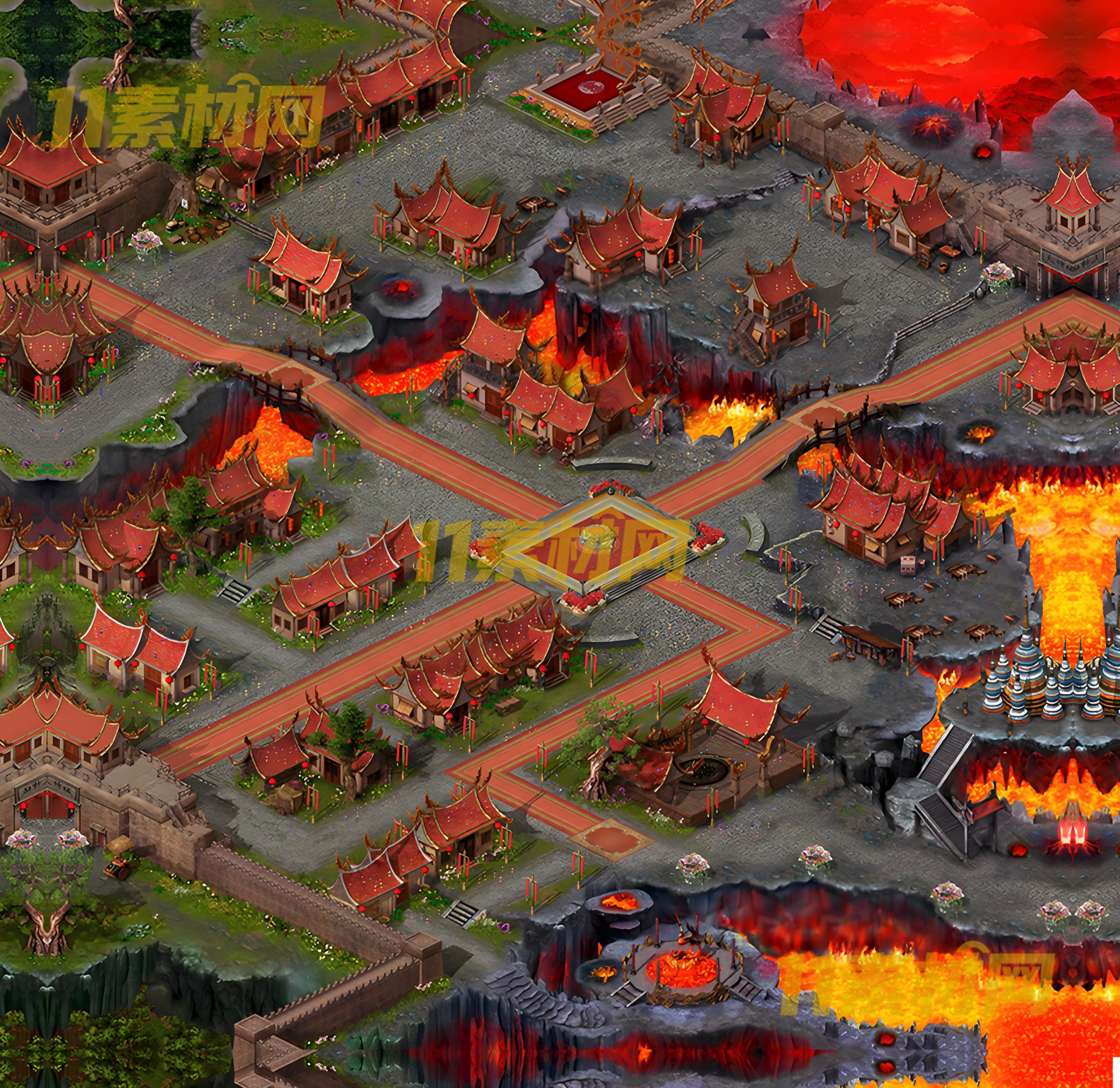 传奇真彩地图素 烽火连城 超清地图—DT20260402-100